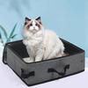 Portable Folding Travel Pet Litter Box Dog Toilet Tray Folding Cat Litter Potty Waterproof Outdoor Foldable Cat Litter Box