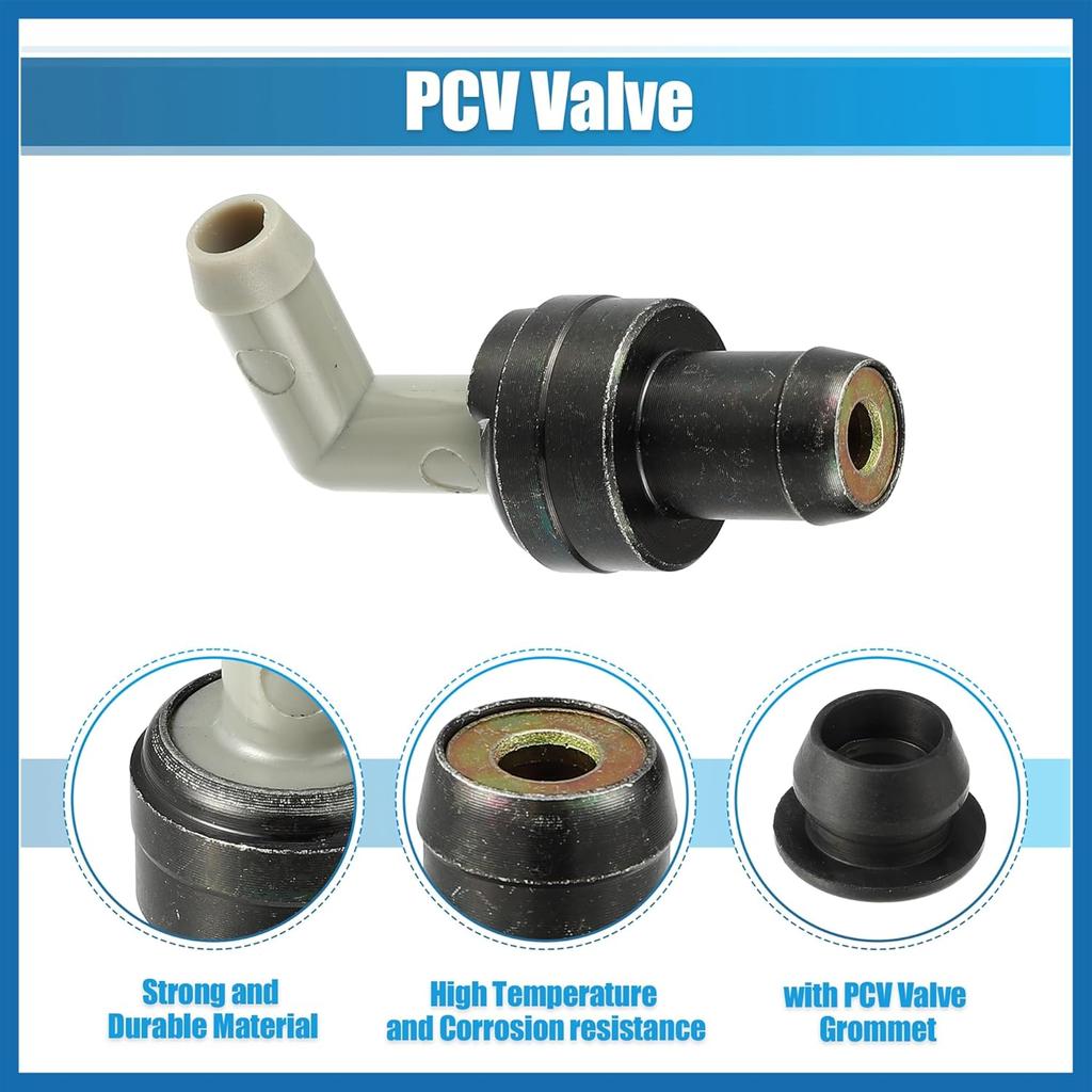 PCV Valve Grommet Kit Exhaust Positive Crankcase Ventilation Valve Fittings for Toyota Camry 1991-2011 for Toyota 4Runner No.1220462010/9048018001