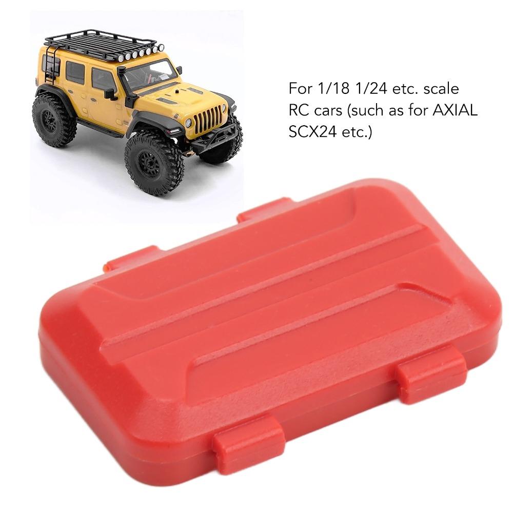 Plastic RC Car Tool Box Hard Carrying Case for Axial SCX24 1/24 RC Car Hardware Tool Storage
