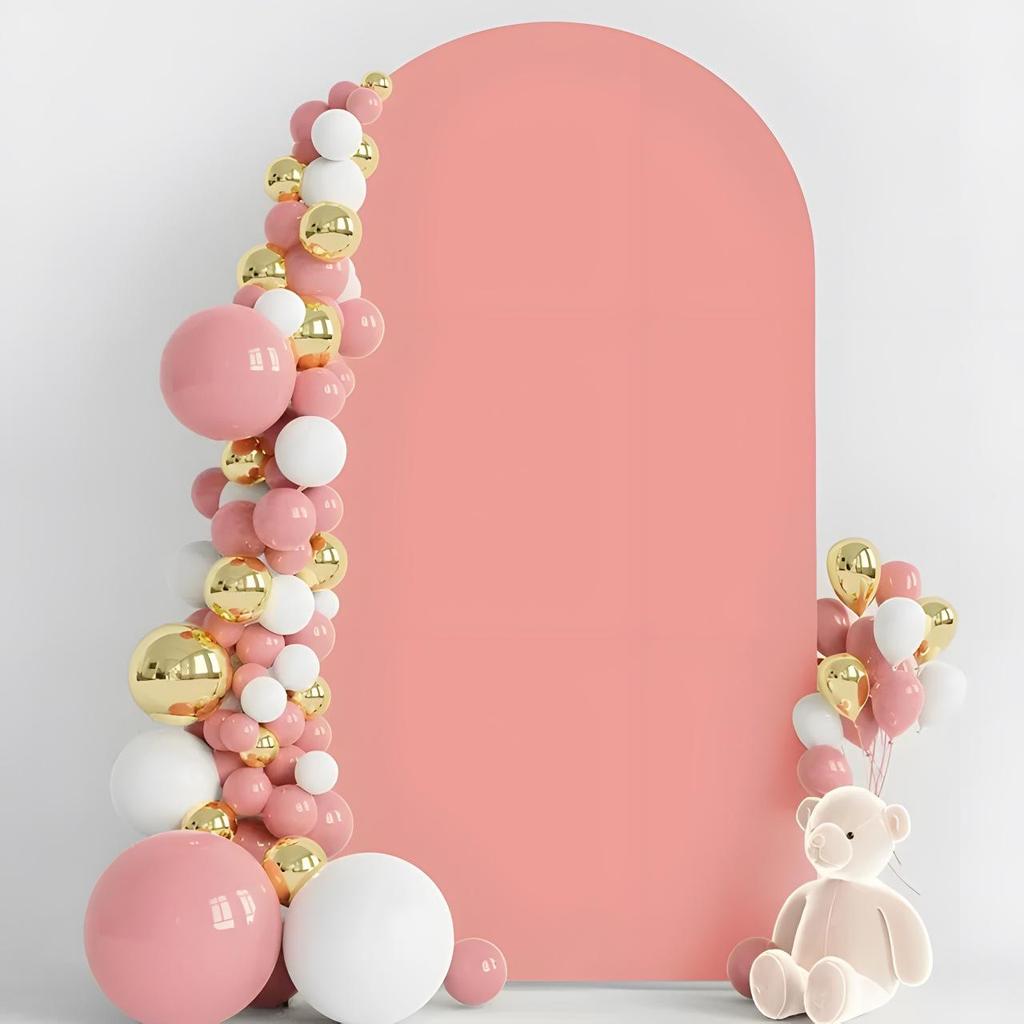 Solid Color Stretchy U-Shaped Backdrop Fabric for Party Decoration and Arch Covers