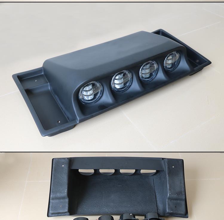 Hummer H2 Hood Mount Lighting: Remote Control Spotlights