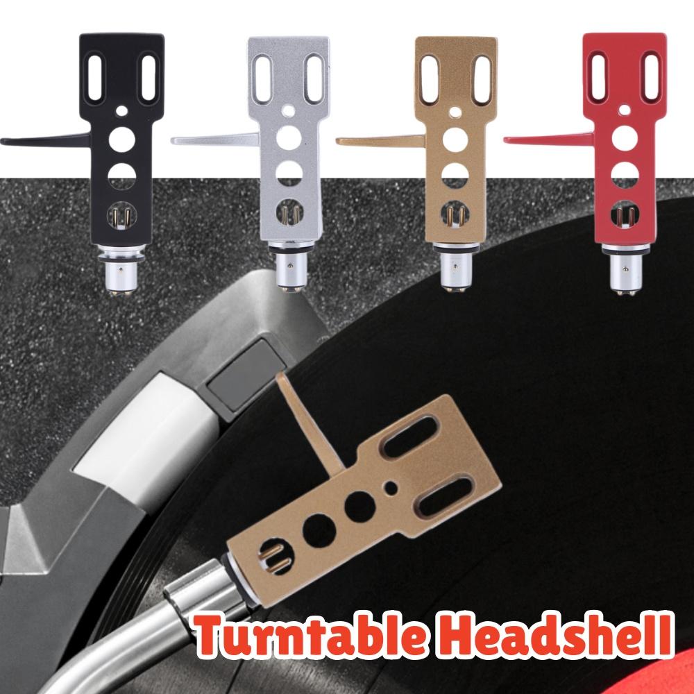 Turntable Headshell with 4 Lead Wires Cartridge Headshell Stylus Holder for LP Vinyl Pickup Record Player Phonograph