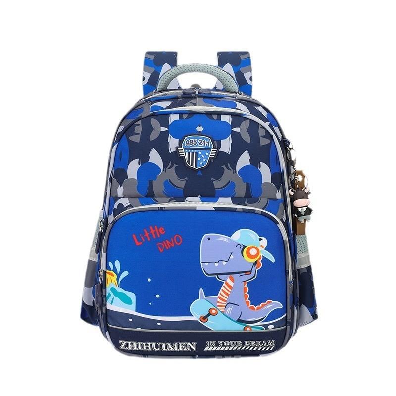 Lightweight Oxford Cloth School Bag For Boys And Girls With Cute Cartoon Design
