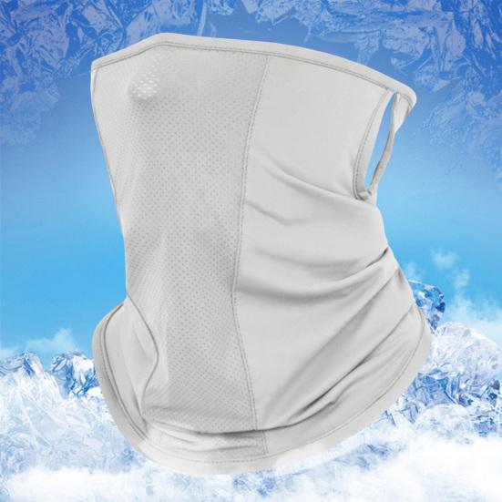 Summer Cycling Face Guard Neck Gaiter Windproof UV Protection Breathable Cooling Ice Silk Men Women Outdoor Bandana Neck Scarf Face Shield