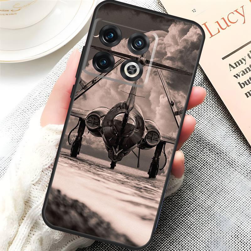 Aircraft Plane Cover For OnePlus 13 15 13R 13T 12 12R 10T 11 10 Pro OnePlus Nord 5 CE 3 4 Lite N20 N30 Case