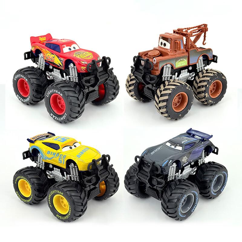 Disney Pixar Cars 1:55 Scale Metal Model - Lightning McQueen Jackson Storm Mater Inertial Force Car Toy for Boys
