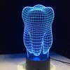 Factory Dropshipping ODM Rechargeable Touch Switch Dog Arylic Panel Box Table Night Lamp  16 Colors Change 3D LED Light