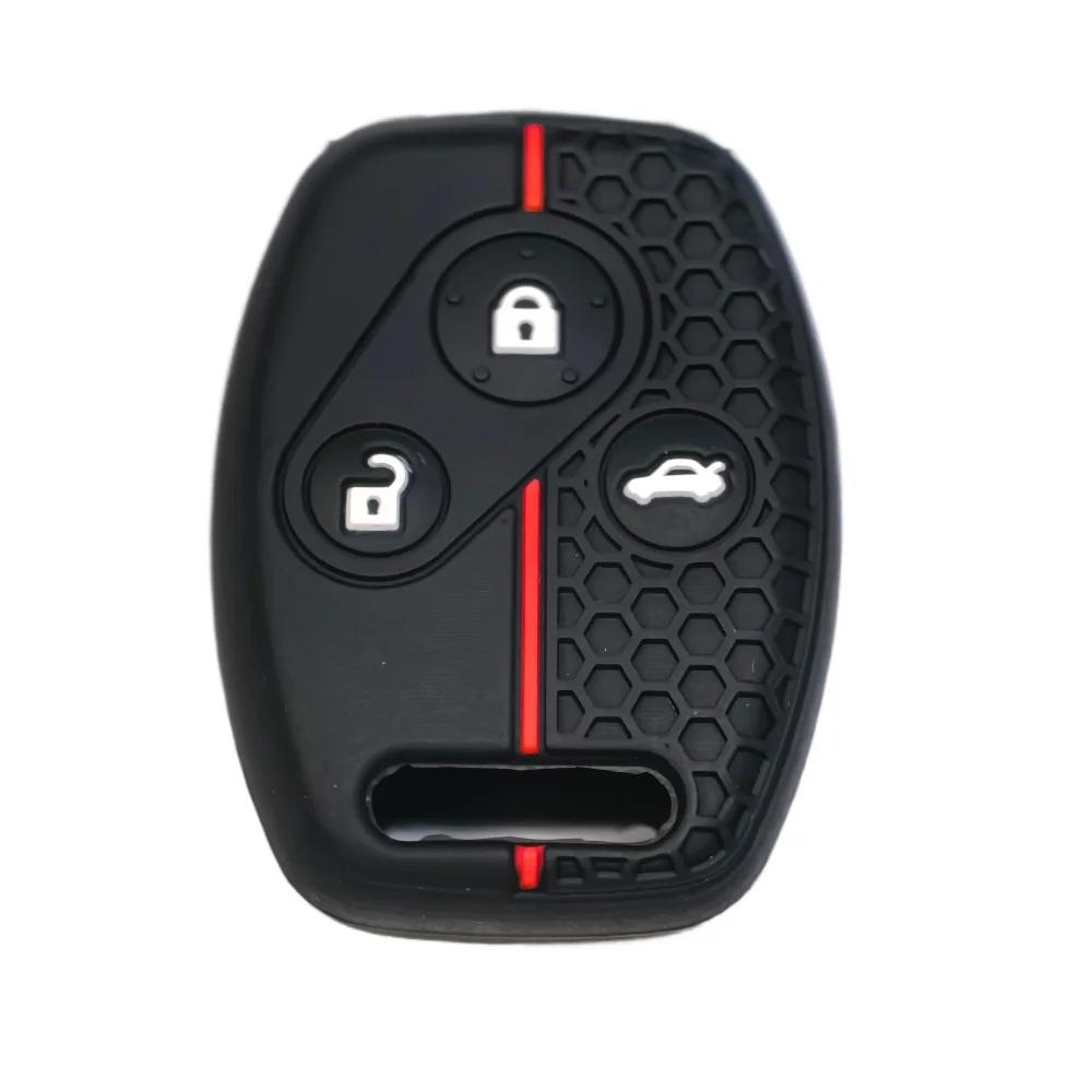 

New Silicone Car Key Case Cover Remote Fob for Honda Accord 7 Jazz FRV Civic CR-V 2008 Crz Insight Fit SRV Chord 7 Gr8 150R