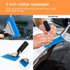 Vinyl Wraps Applicator Tool Kit Window Tint Film Rubber Squeegee Car Wrapping Tools Felt Squeegees Plastic Scraper Wrap Knife