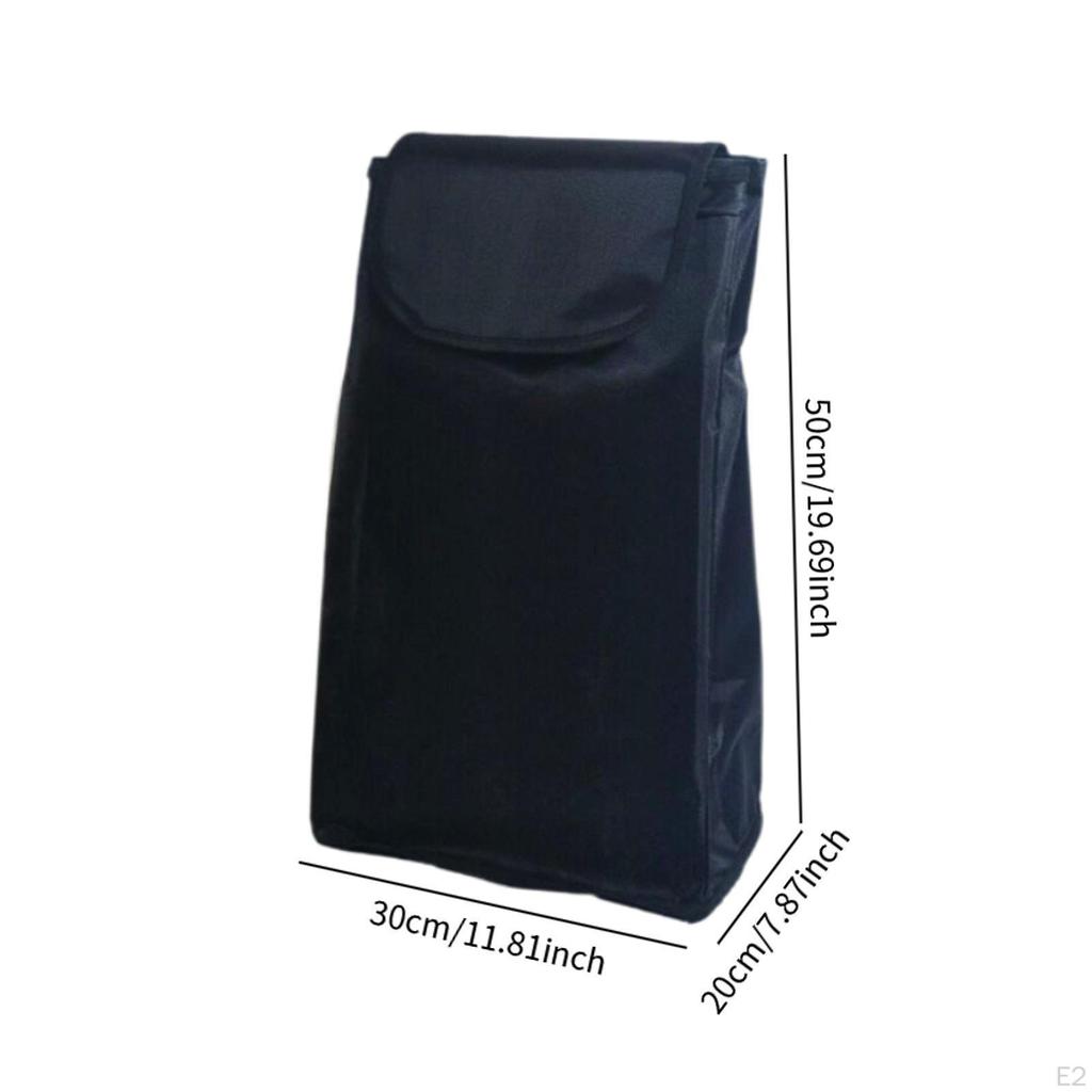 Einkaufswagen Tasche Oxford Stoff Leicht zu Reinigen Faltbar Nützlich Wiederverwendbar Wasserdicht Handwagen für