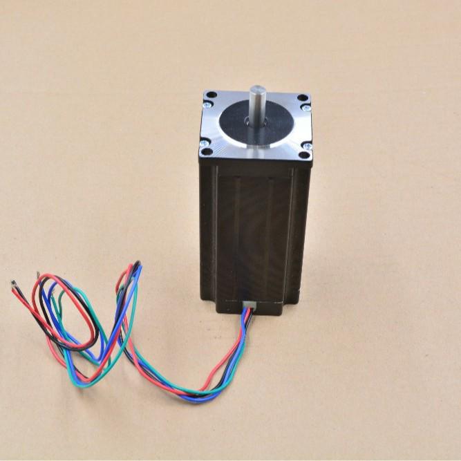 Link CNC 57 Stepper Motor 23HS2442: Single Axis, Two-Phase, Four-Wire, 112mm, 4.2A, 8mm Diameter.