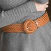 Braided Texture Belt Women Waist Belt Wide Bohemian Handmade Belts Waist Belt