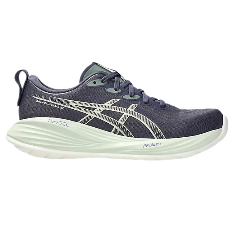 Asics Gel-Cumulus 27 Fashion Simple Trendy Aesthetic Low-Top Running Shoes Women Sneaker Blue 1012B772-501