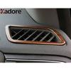Car Front Upper Air Condition Vent Outlet Cover Trim For Honda CRV CR-V 2017 2018    Wood Grain Interior Accessories