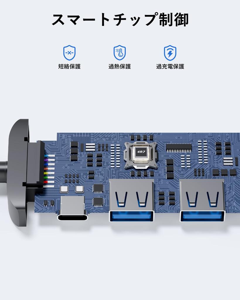 BAOZEE Docking Station with Dual USB 4 USB 100W PD Support for MacBook iPad and Windows 5Gbps Data External Monitor and Charging 7-in-1 USB-C HDMI,