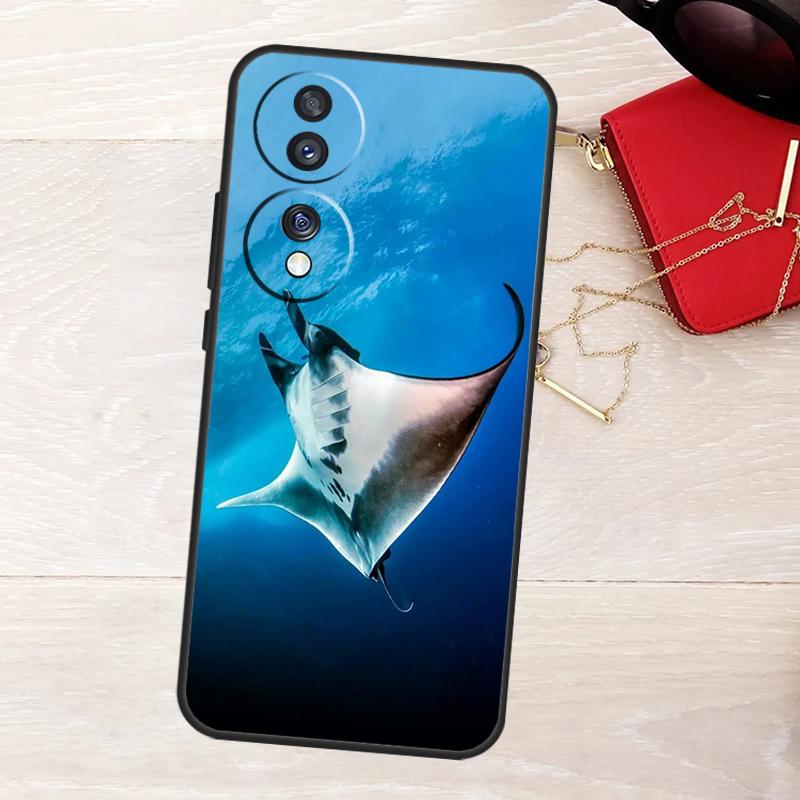 

Чехол с изображением ската для Honor 200 Pro 400 Lite 50 70 90 X9a X9b X9c X9d X8a X8b X8c Magic 5 6 7 8 Pro Honor 200