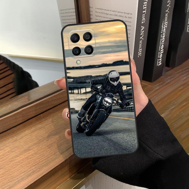 

Motorcycle Man Case For Samsung Galaxy M32 M52 M12 M22 M13 M23 M33 M53 M14 M34 M54 M31 M51 M20 M31s M30s Samsung M34 5G