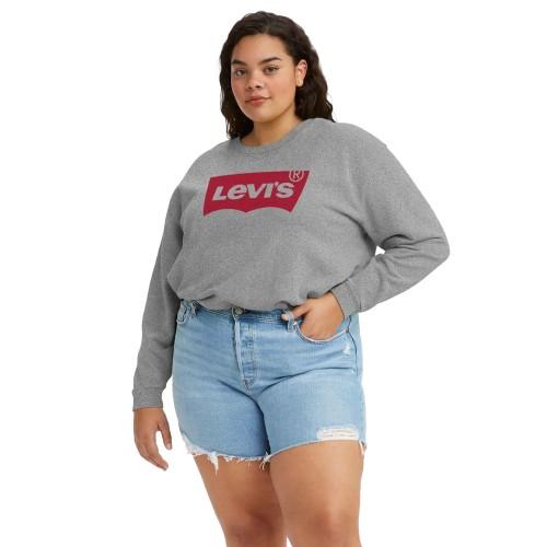 Levis Womens/Ladies Graphic Crew Neck Plus Sweatshirt