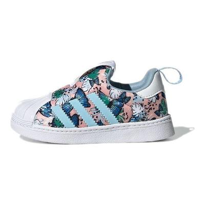 Her Studio London x Superstar 360 I Tênis de Bebê Flores Coloridas Multicolorido Haze-Coral Céu-Claro H05614