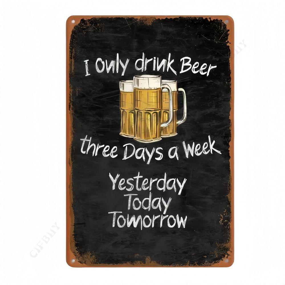 Funny Beer Poster Metal Tin Sign 20x30 cm Wall Decor Gift
