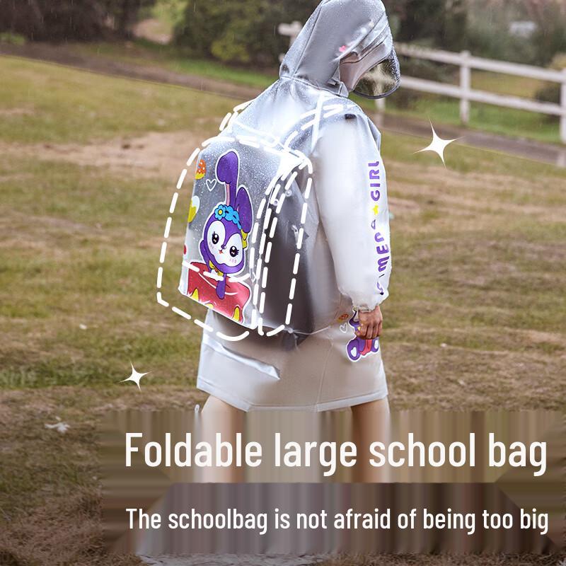 Kids' Raincoat with Backpack Slot