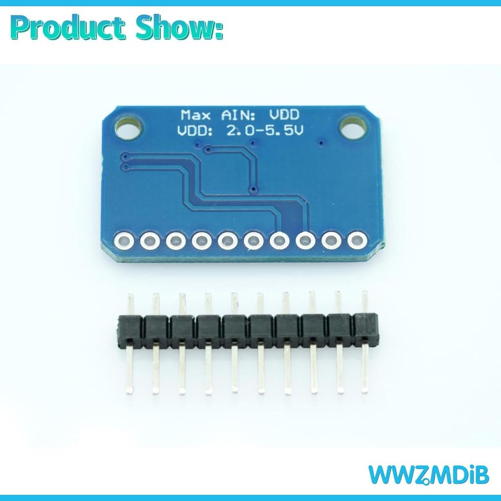 WWZMDiB 4Pcs ADS1115 16 Bit 16 Byte 4 Channel I2C IIC Analog-to-Digital ADC PGA Converter for Arduino Raspberry Pi DIY and Other Experiments