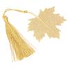 Maple Leaf Bookmark with Tassel Exquisite Hollow Vein Bookmarks for Book Lovers Writers Readers