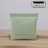 Compact PU Pouch: Spring Clip Closure for Earphones, Data Cables, Coins, or Lipstick Storage