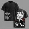 Kaneki Ken Printed Tee Anime Tokyo Ghoul Clothing Men Women Washed T-shirts Short Sleeve Tshirt Harajuku Male Cotton T Shirt
