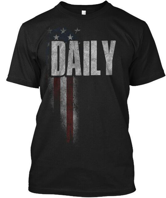 

Daily Family American Flag T-Shirt Made in the USA Size S to 5XL 2XL