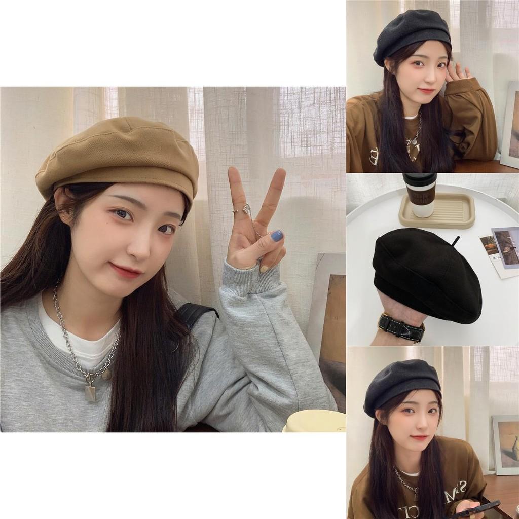 Classic Chic Winter Beret For Women Soft Cotton Blend Warm And Windproof