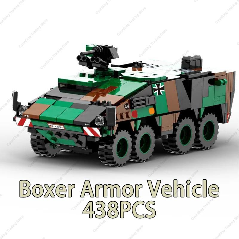 2024 Military Armored Car Building Block Set Infantry Fighting Vehicles Scale Model Modern Brick Kids Children Toys Playsets for kids