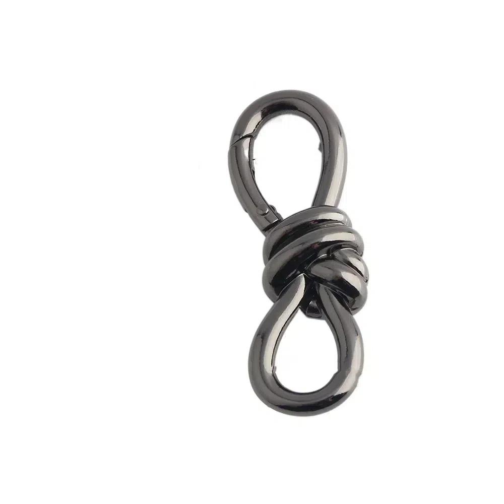 

2 шт. Пряжка-удлинитель для сумки, закручивающийся узел, пружинная пряжка, цепочка для регулировки длины, аксессуары для сумки Style 2