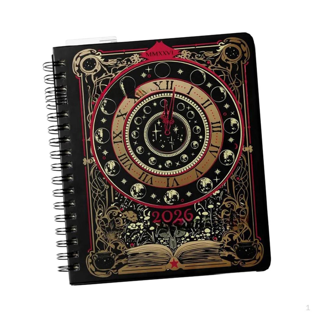 Planner Planning Book with Colorful Tabs Calendar Writeable Paper Pages