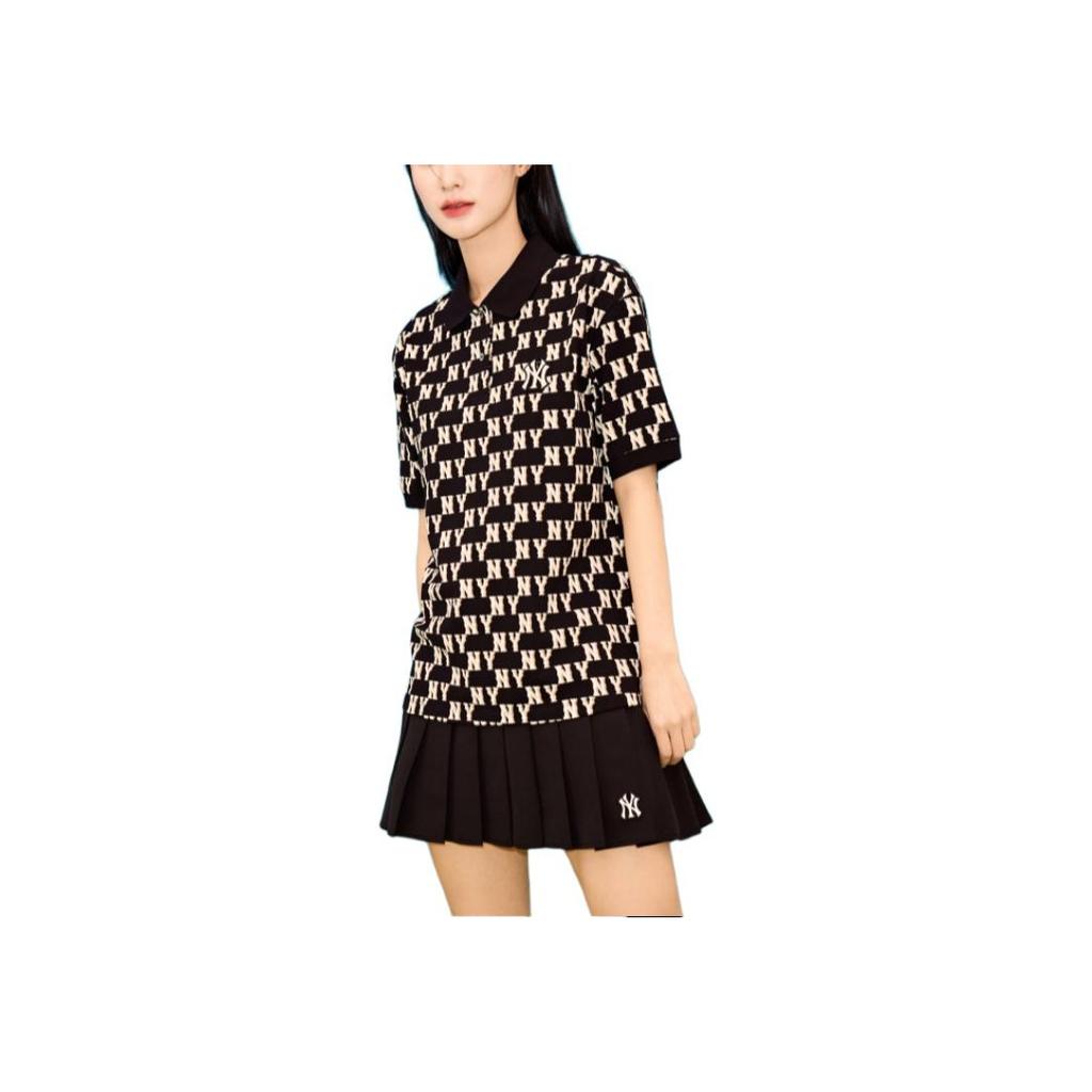 New MLB New York Yankees Polo Shirt Women's Black 3FPQM0233-50BKS