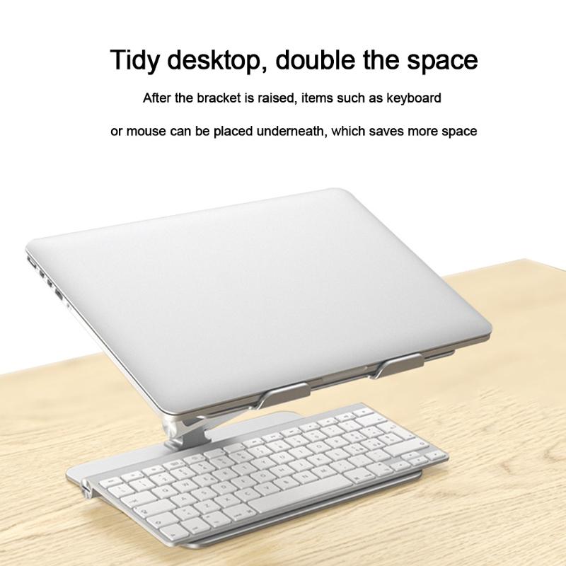 Podstawka pod notebooka z regulowanym kątem, stop aluminium, podnośnik, podwyższenie laptopa, uchwyt na tablety PC 7-17 cali, antypoślizgowa