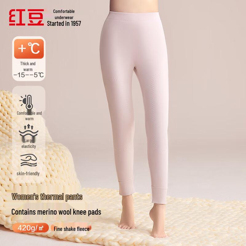 

Женские термолеггинсы Hongdou из мериносовой шерсти 420 г с наколенниками XL