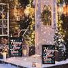 Happy New Year Garden Flag Seasonal Flags Garden Flag Double Sided Decorative Flags Yard Signs 2025 Holiday Garden Flags 12X18