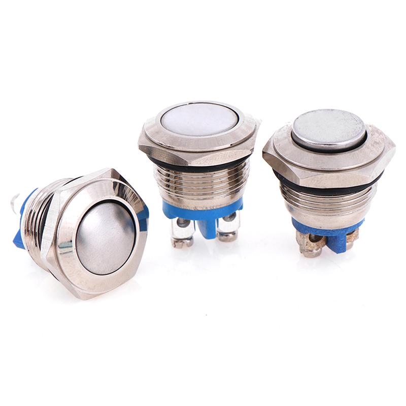 16Mm Metal Push Button Switch No Momentary Reset Self-Reset Push Button Switch