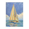 Blue Coastal Beach Seashell Sailboat Posters Prints Canvas Painting Wall Art Pictures Living Room Home Decor Cuadros