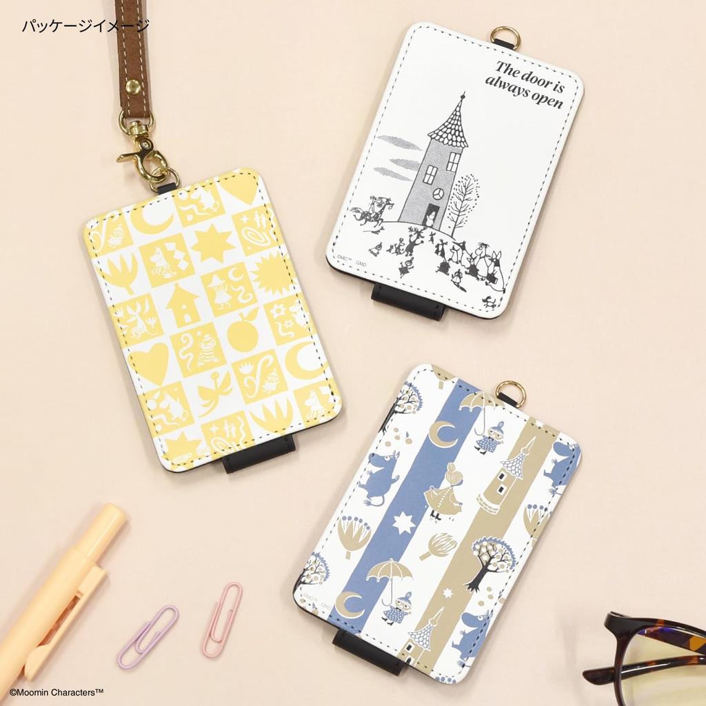Gourmandies Moomin 80th Anniversary IC Card Case Stripe MMN-238B