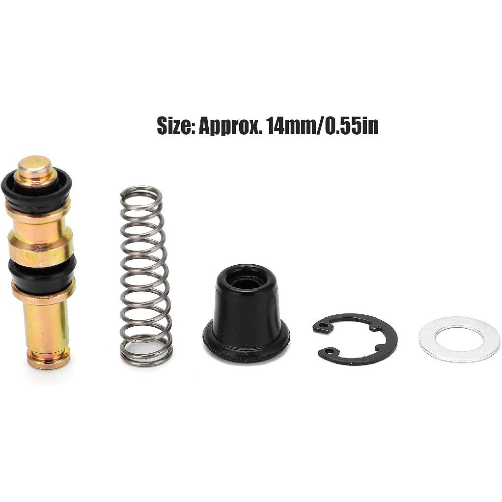 Front Master Cylinder Rebuild Kit, Front Brake Master Cylinder Rebuild Repair Parts Kit 14mm/0.55in Dirt Bike Scooter