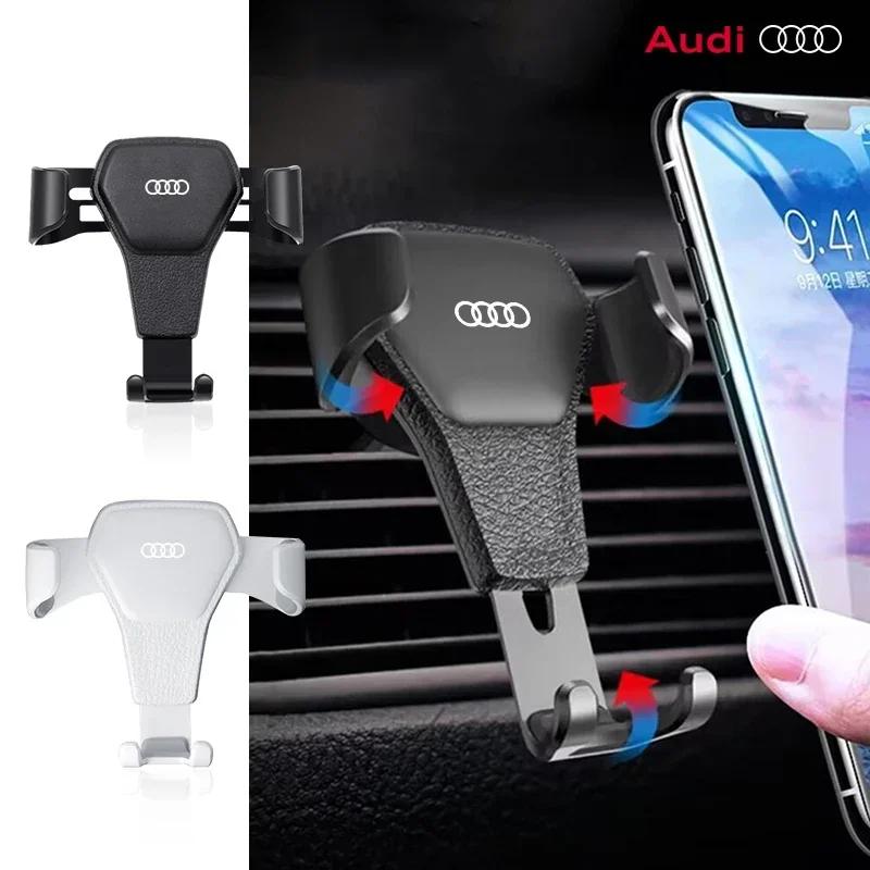 Gravity Car Phone Holder Auto Accessories For I8 A1 A2 A3 8L 8P 8V A4 B5 B6 B7 B8 A5 8T A6 C5 C6 C7 A7 A8 D2 D3 Q3 Q5 SQ5 Q7 O9a7s1