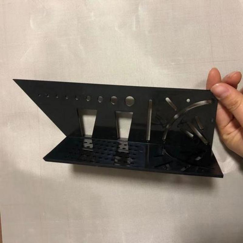 Carpenter Line Square Measuring Ruler 45 Degree 90 Degree Line Ruler 3D Angle Dovetail Shape Ruler For Home DIYwoodworking Tools