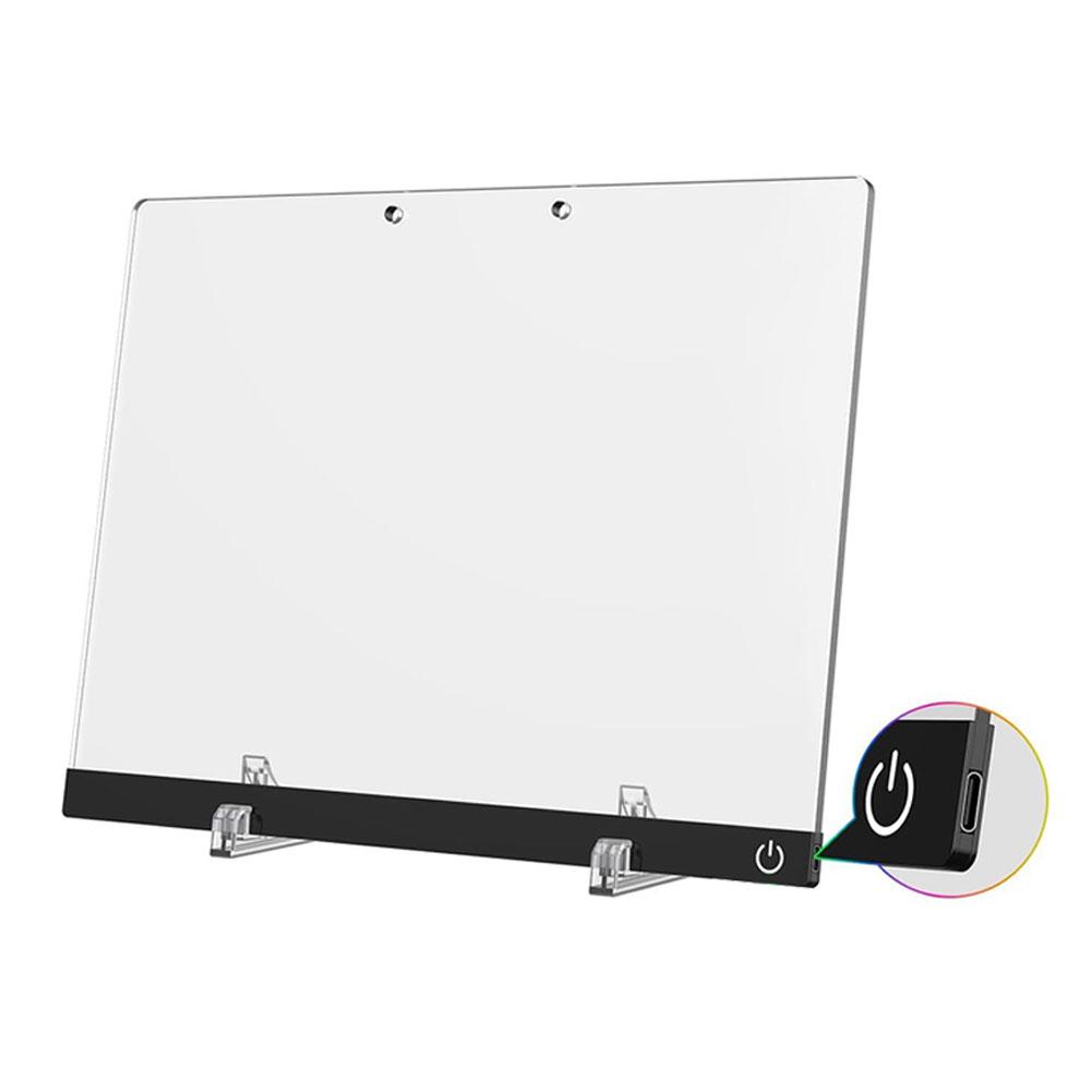 LED Note Board Night Light With Colorful 7 Pens DIY Acrylic Message Board Creative Fluorescen Painting Drawing Board