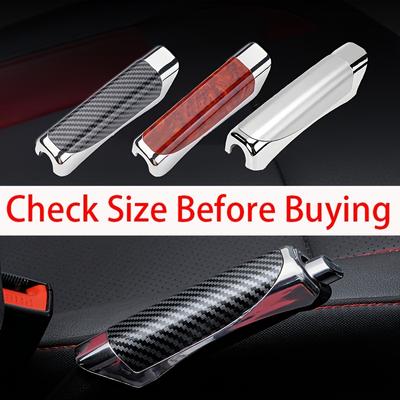 Handbrake Cover for Cars Featuring A Carbon Fiber Design, Compatible with Most Vehicles, for Interior Decoration