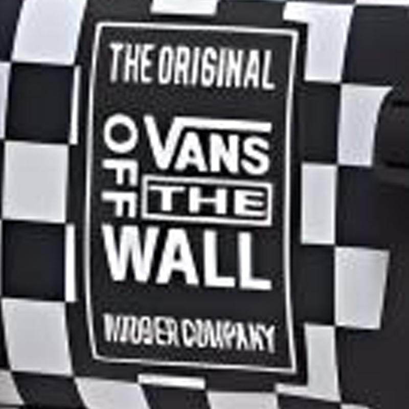 New Vans Polyester Shoulder Bag Crossbody Bag Regular Unisex Black & White VN000HZXDLR1