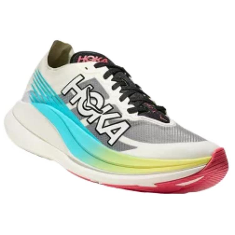 HOKA Rocket X 2 Yuzu Cielo Blue Unisex Běžecké boty Bílé 1127927-YZC
