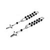 Delicate Catholic Rosary for Woman Faith Bracelet Metal Pendants Metal Chain Gift for Mother Birthday Anniversary