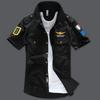 Heren Korte Mouw Shirts Shirts Borduurshirts Heren Halve Mouwen